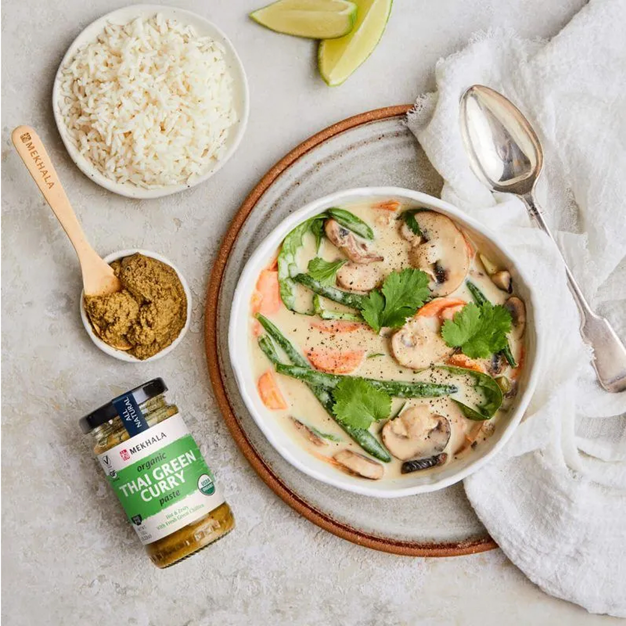 Organic Thai Green Curry Paste - Mekhala